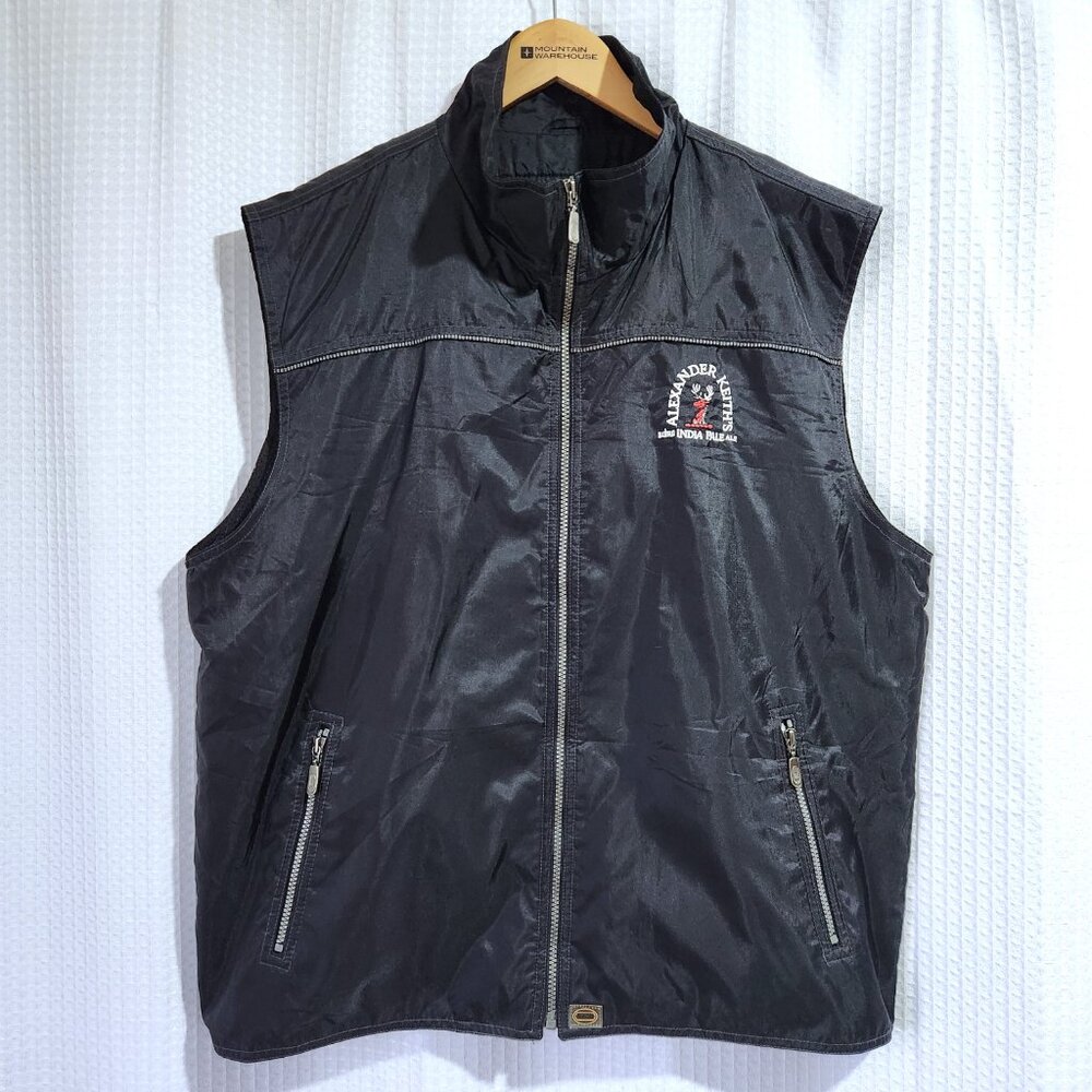 Alexander Keiths Vest Large Black Nokia Brier Halifax 2003 Beer Promo Vintage